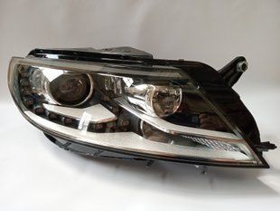 3C8941754S Фара правая с дхо белый поворот (комплектом) VOLKSWAGEN СС (2013-17), (3C8-941-754-S), (Новая запчасть. Неоригинал высокого качества)