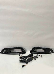 XYFCS8012A Накладка противотуманки LED (комплект) FORD FOCUS (2015-18), (XY-FCS8-012A), (Новая запчасть. Неоригинал высокого качества)